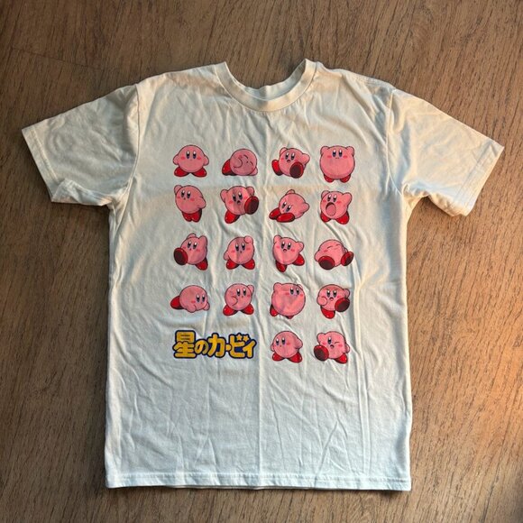 Kirby Shirt, Graphic White Tee - Picture 1 of 3